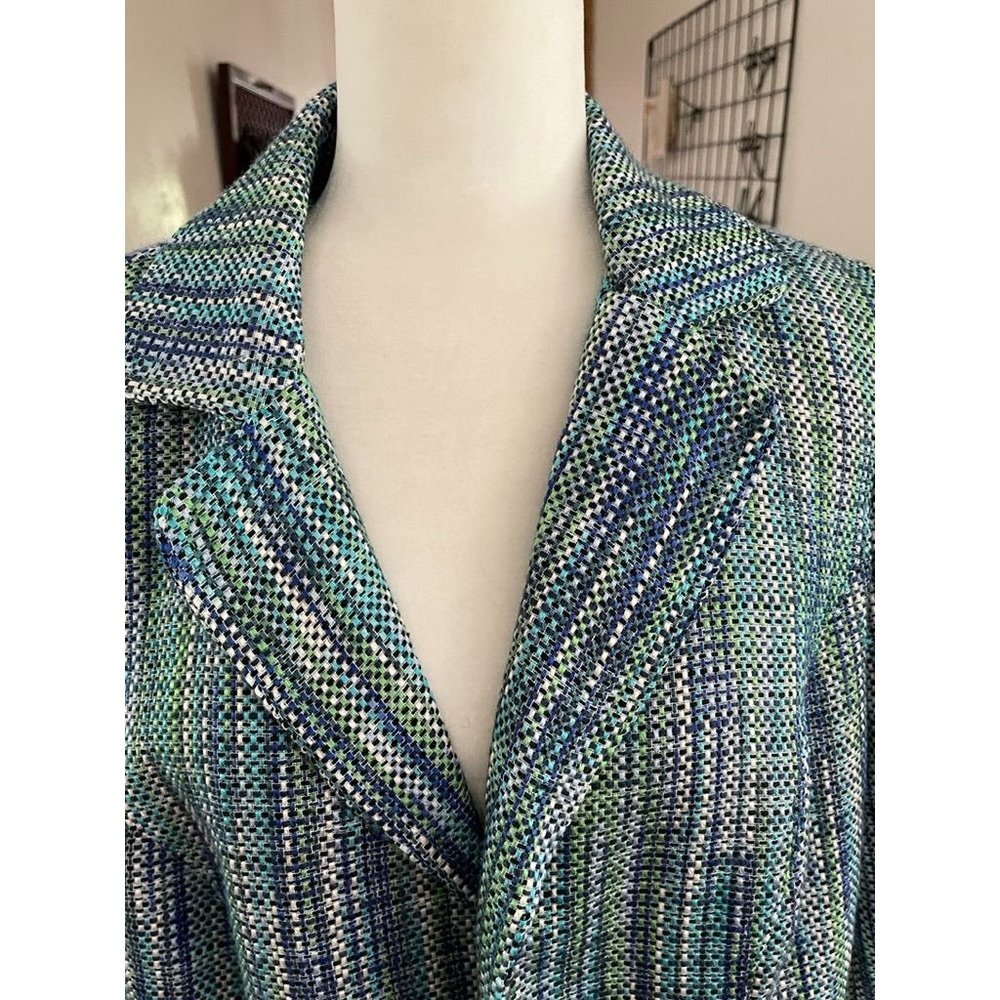 Euc Dressbarn Buttonless Jacket - image 4